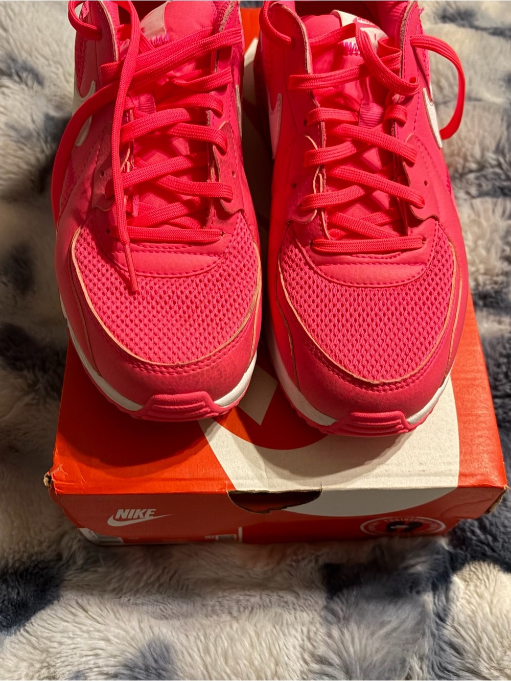 Nike Women’s Athletic Sneakers in Hot Pink and White